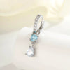 Wholesale Earrings Copper Sweet Style Geometric Drop Shape Inlaid Zircon
