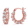 Wholesale Earrings Copper U Shaped Electroplated Simple Light Luxury Style For Women