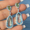 Wholesale Earrings Copper Zircon Geometric Design