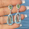 Wholesale Earrings Copper Zircon Geometric Design