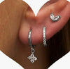 Wholesale Earrings Copper Zircon Geometric Style For Women