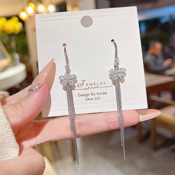 Wholesale Earrings Copper Zirconia Insect Shape Light Luxury Fashion