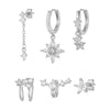 Wholesale Earrings Copper Zirconia Star Shape Light Luxury Women's