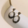 Wholesale Earrings Freshwater Pearl Geometric Baroque Style Electroplated For Women