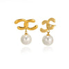 Wholesale Earrings Imitation Pearl Stainless Steel French Retro Bow Shape Electroplated For Women