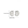 Wholesale Earrings Imitation Pearl Stainless Steel French Retro Bow Shape Electroplated For Women