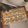 Wholesale Earrings Imitation Pearl Stainless Steel French Retro Bow Shape Electroplated For Women