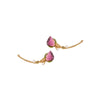 Wholesale Earrings Imitation Pearls Flower Shape Electroplating Design