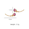 Wholesale Earrings Imitation Pearls Flower Shape Electroplating Design