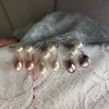 Wholesale Earrings Natural Freshwater Pearl 925 Silver Needle 14K Gold Plated Baroque Special Shape