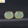 Wholesale Earrings Natural Stone Alloy Accessories Gold Plated Minimalist Style