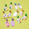 Wholesale Earrings Plastic Resin Geometric 3D Printing Oil Painting Style Electroplating