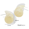 Wholesale Earrings Resin Dropshaped Dripping Oil Style