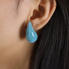 Wholesale Earrings Resin Dropshaped Dripping Oil Style