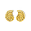 Wholesale Earrings Retro Conch Geometric Woven Stainless Steel 18K Gold Plated