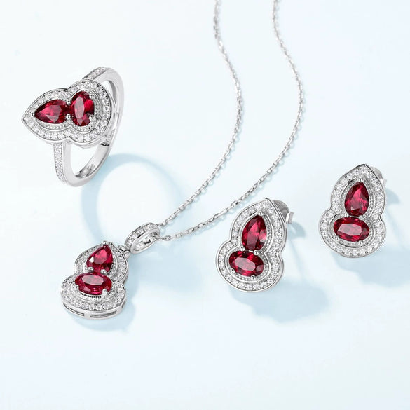 Wholesale Earrings S925 Silver Geometric Cultivation Color Treasure Diamond Design Elegant For Women