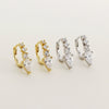 Wholesale Earrings S925 Silver Geometric Electroplated Light Luxury Style For Women