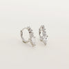 Wholesale Earrings S925 Silver Geometric Electroplated Light Luxury Style For Women