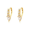 Wholesale Earrings S925 Silver Geometric Electroplated Light Luxury Style For Women