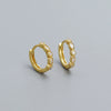 Wholesale Earrings S925 Silver Geometric Ins Style Electroplated For Women