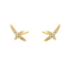Wholesale Earrings S925 Silver Geometric Pattern Electroplated For Men And Women