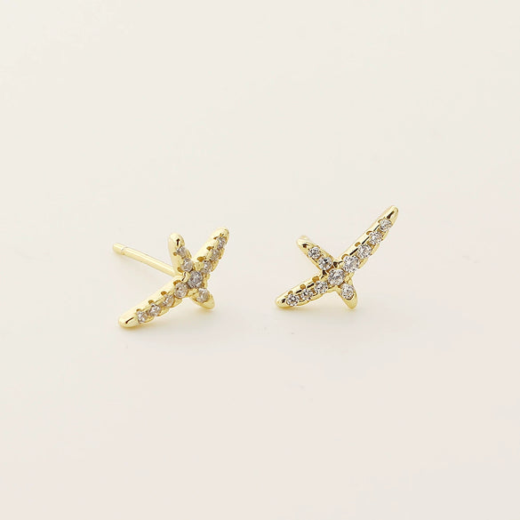 Wholesale Earrings S925 Silver Geometric Pattern Electroplated For Men And Women
