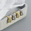 Wholesale Earrings S925 Silver Geometric Style Electroplated For Women