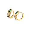 Wholesale Earrings S925 Silver Geometric Style Electroplated
