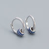 Wholesale Earrings S925 Silver Minimalist Rotating Beads Geometric Electroplated