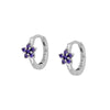 Wholesale Earrings S925 Silver Needle Copper Geometric Star Flower Design Electroplated