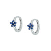 Wholesale Earrings S925 Silver Needle Copper Geometric Star Flower Design Electroplated
