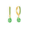 Wholesale Earrings S925 Silver Needle Geometric Water Drop Zirconia French Ear Buckle For Women