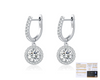 Wholesale Earrings S925 Silver Versatile Geometric Set With Diamonds For Women