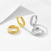 Wholesale Earrings S925 Sterling Silver Classic Diamond Geometric Style For Women
