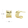 Wholesale Earrings S925 Sterling Silver Exaggerated Retro Cshaped Geometric Electroplated