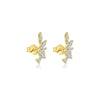 Wholesale Earrings S925 Sterling Silver Geometric Water Drop Zircon Design