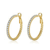 Wholesale Earrings S925 Sterling Silver Niche Design Light Luxury Micro Inlaid Zirconium Electroplated Unisex