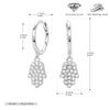 Wholesale Earrings S925 Sterling Silver Palm Shape Geometric Natural Style