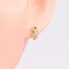 Wholesale Earrings S925 Sterling Silver Vintage Light Luxury Geometric Electroplating Women