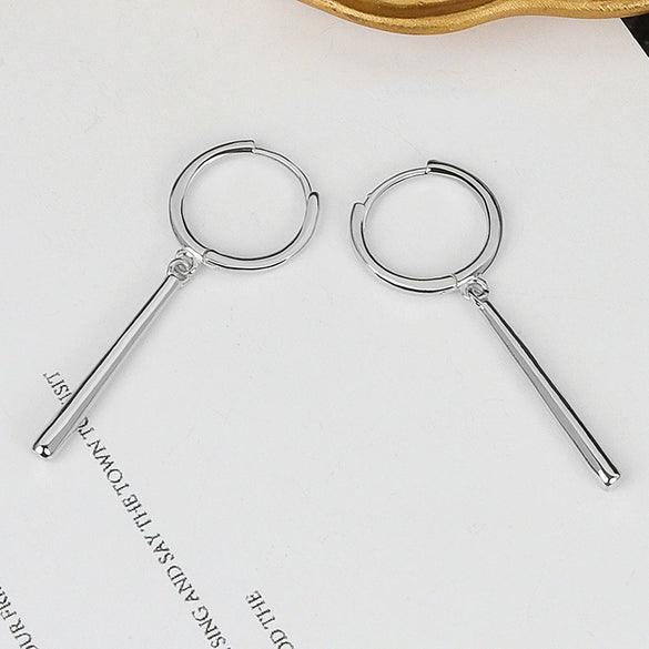 Wholesale Earrings 925 Silver Geometric Style Unisex