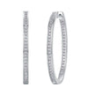 Wholesale Earrings 925 Silver Moissanite Inlay Internet Celebrity Geometric Style