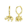 Wholesale Earrings Silver Needle Copper Animal Zodiac Retro Geometric Ushaped Electroplated For Women