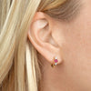Wholesale Earrings Silver Needle Copper Geometric Elegant Electroplating Design For Women