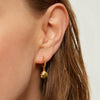 Wholesale Earrings Silver Needle Copper Ladybug Insect Multicolor Oil Drop Design