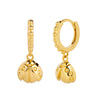 Wholesale Earrings Silver Needle Copper Ladybug Insect Multicolor Oil Drop Design