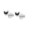 Wholesale Earrings Silver Needle Copper Leaf Geometric Flowershaped Electroplating Minimalist Light Luxury For Couple