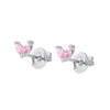 Wholesale Earrings Silver Needle Copper Leaf Geometric Flowershaped Electroplating Minimalist Light Luxury For Couple