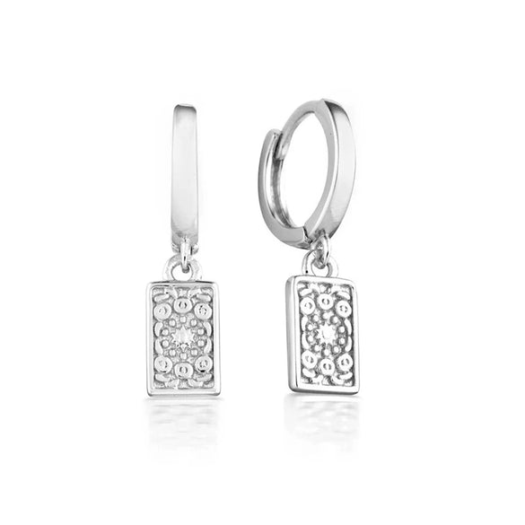 Wholesale Earrings Silver Needle Copper Retro Geometric U Shaped Electroplated For Women