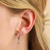 Wholesale Earrings Silver Needle Copper Star Geometric Style Electroplated For Women