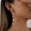 Wholesale Earrings Stainless Steel Freshwater Pearl Geometric Electroplated Light Luxury Minimalist Original Design Women's